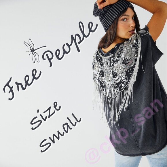Free People Tops - NWT Free People Ready To Shine Tee Sz S